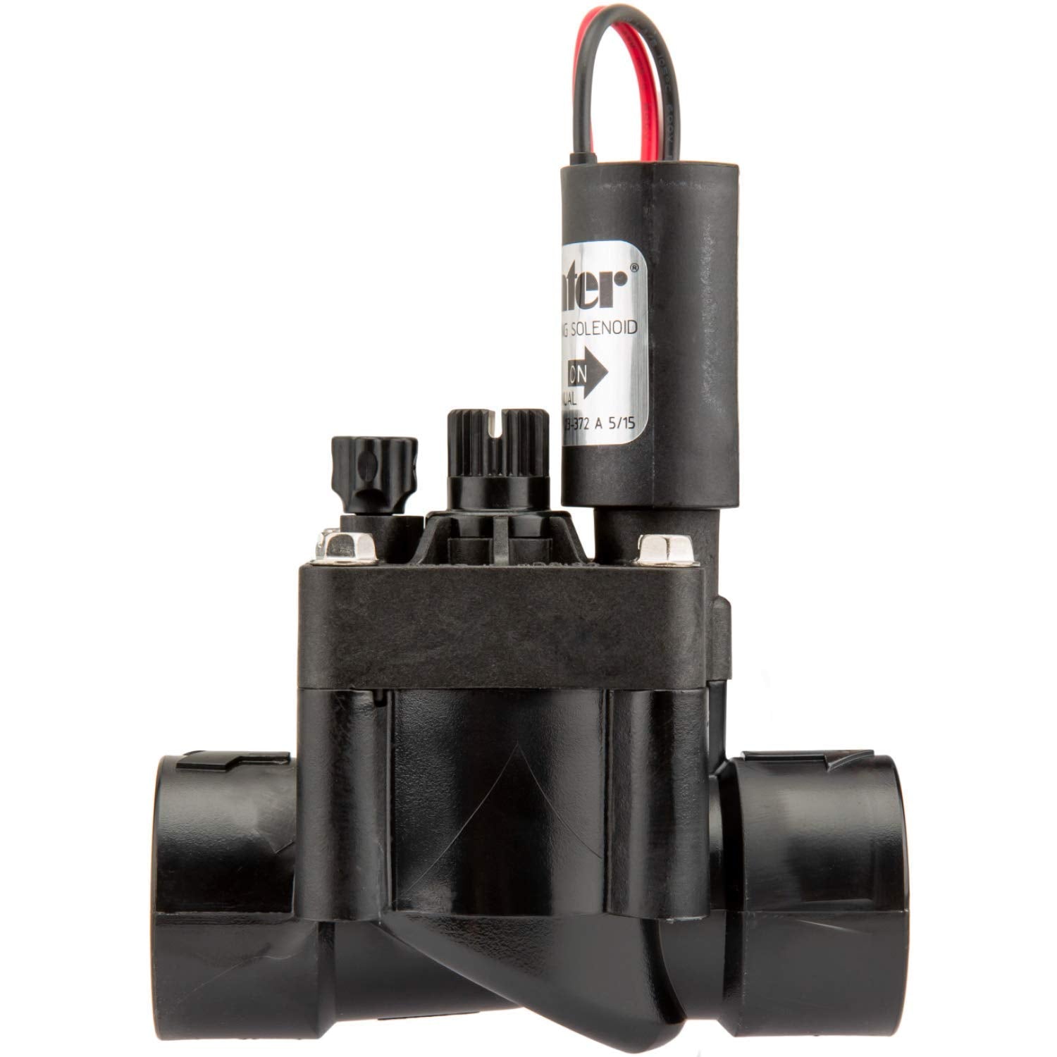 Hunter NODE mounted in valve box demonstrating waterproof, submersible protection benefit