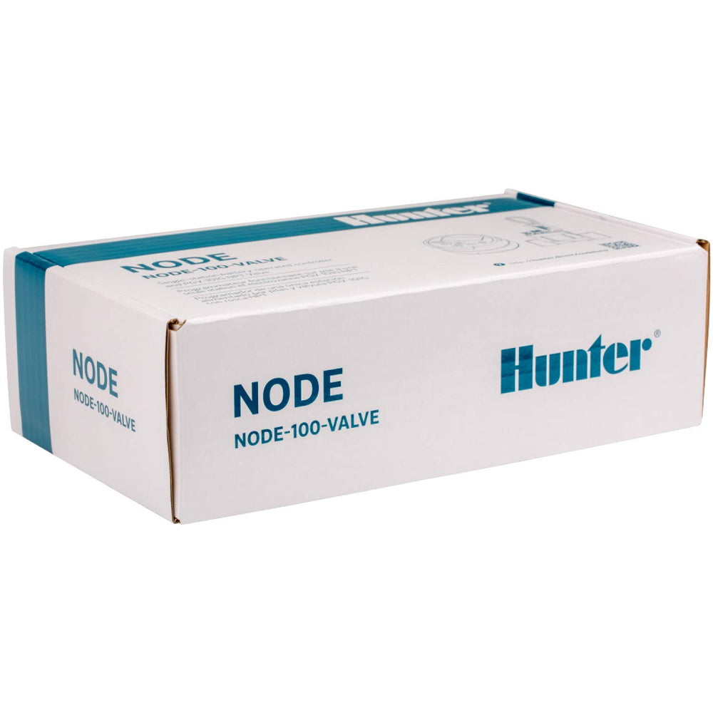 Hunter NODE size comparison with tools showing compact footprint for tight installs