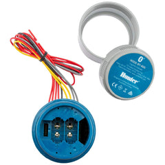 Hunter NODE-BT-100 connected to smartphone app showing schedule for convenient control
