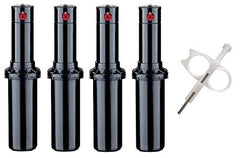 Hunter PGP-adj front view showing four included rotors and tool, for easy installation