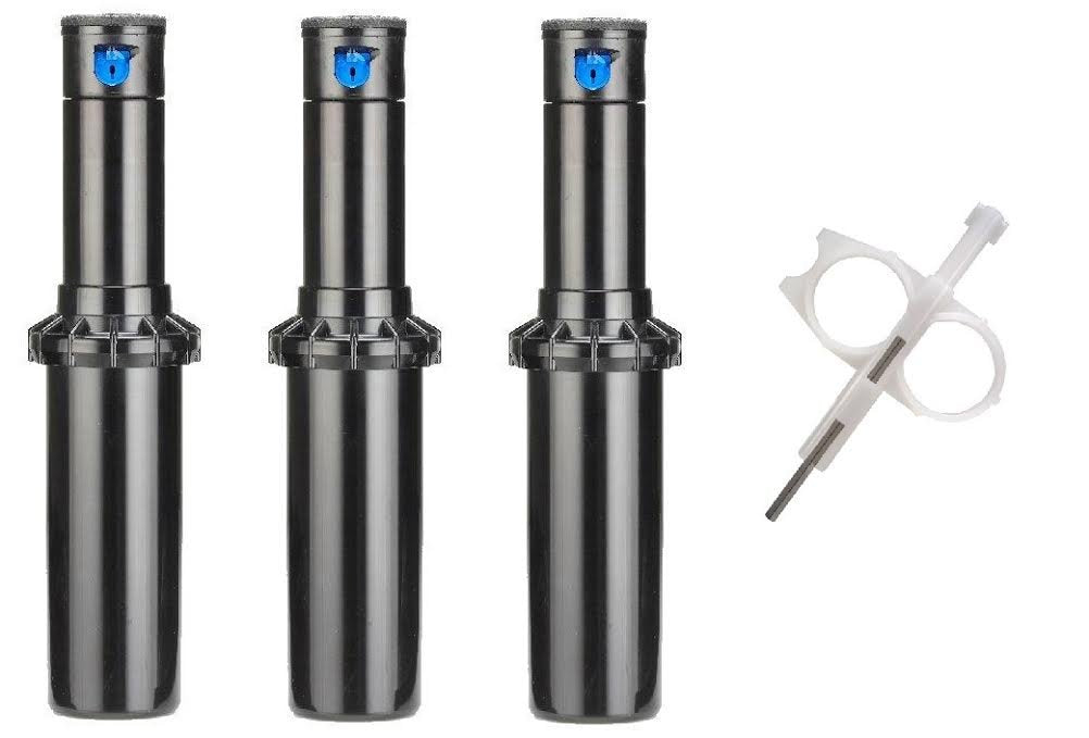 Hunter PGP Ultra front pop-up head showing compact body and preinstalled nozzle for reliable coverage