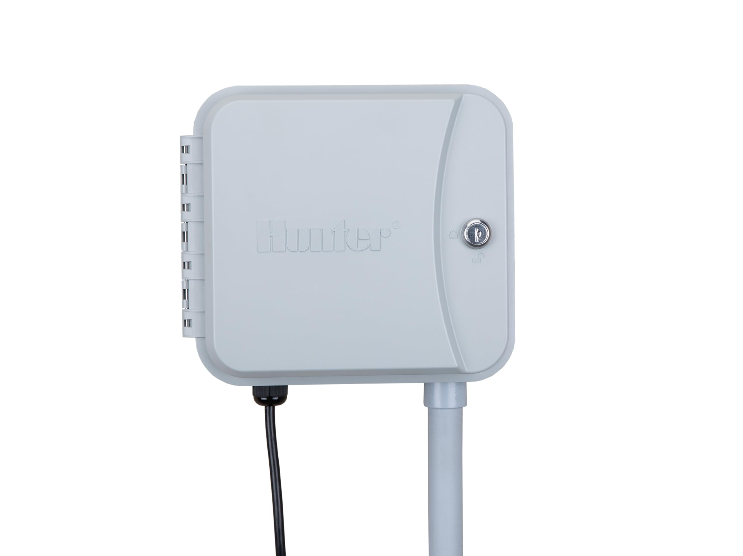 Hunter Pro-C with Hydrawise panel upgrade in use for remote scheduling