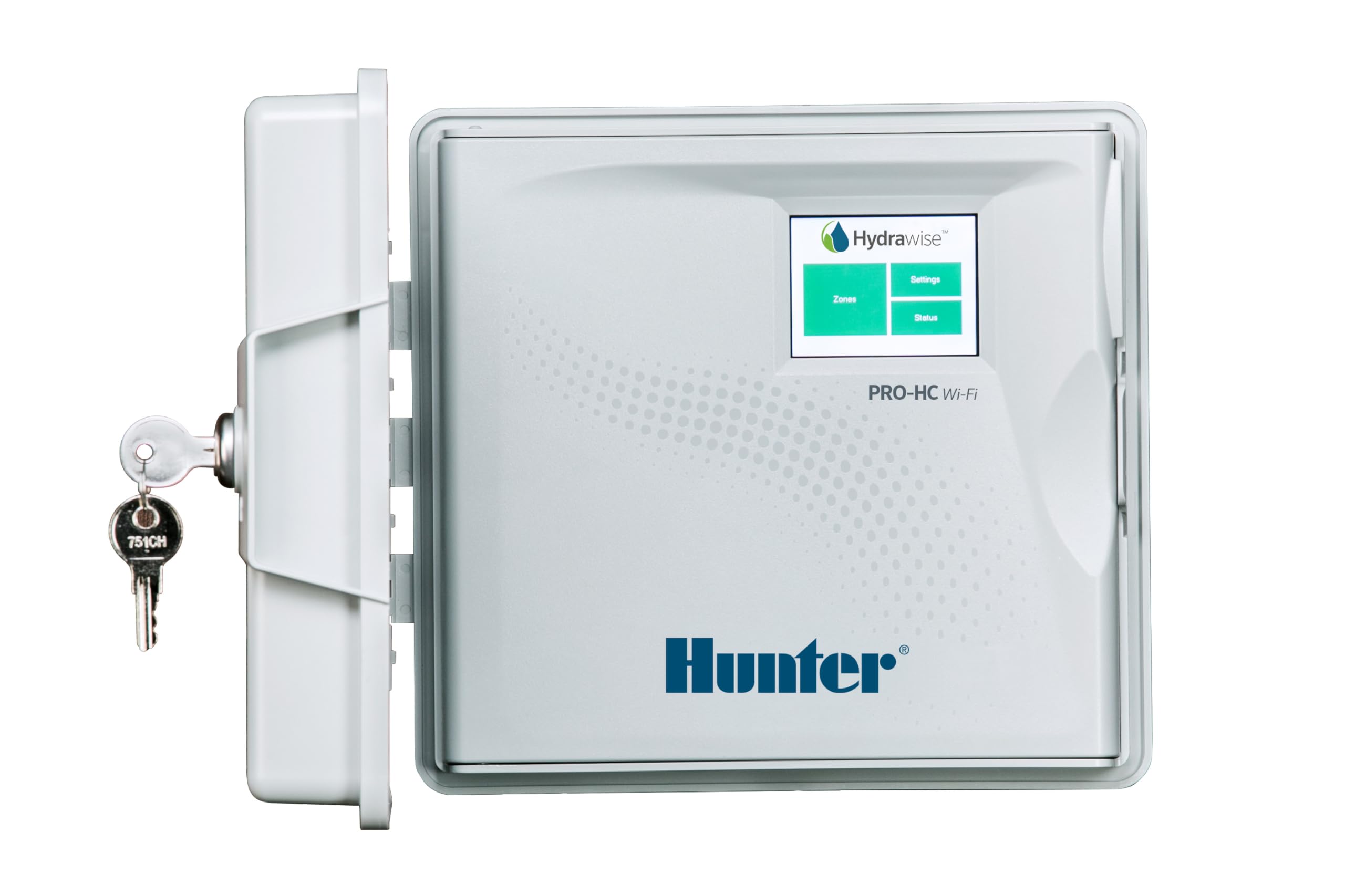Hunter PRO-HC front panel view showing durable enclosure and ports for reliable outdoor use