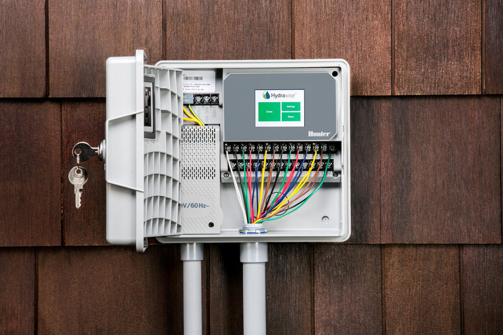 Hunter PRO-HC installed in landscape showing zone control and healthier plants benefit