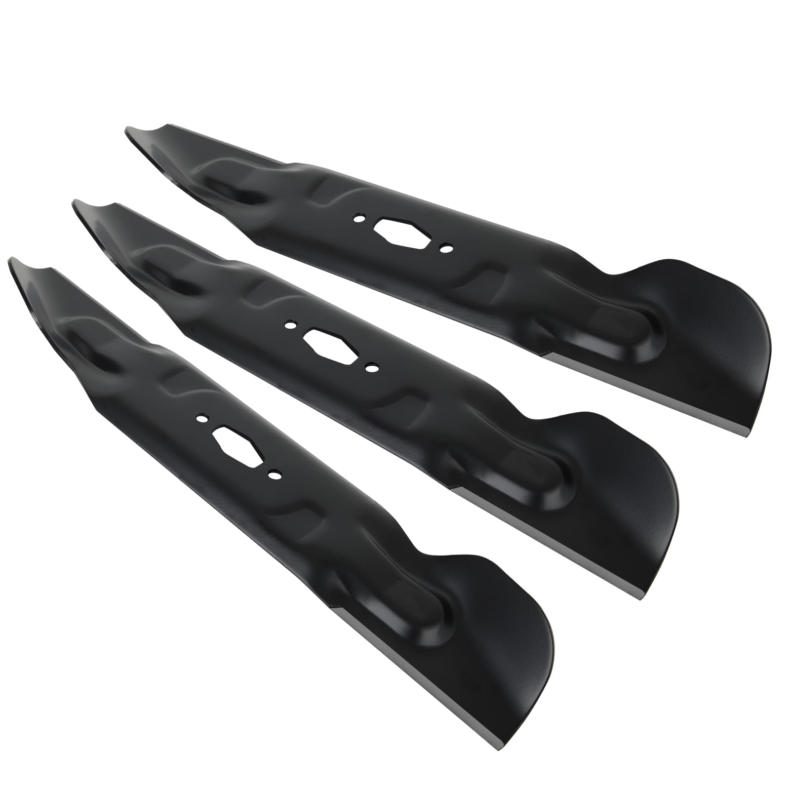 hunter-wish front packaging showing three blades and compatibility information, clear replacement benefit