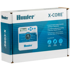 Hunter X-Core mounted in garage demonstrating neat indoor installation and accessibility