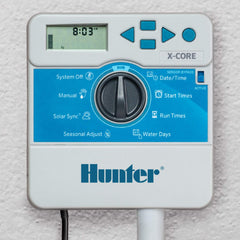 Hunter X-Core XC600i installed in garage demonstrating compact tidy installation