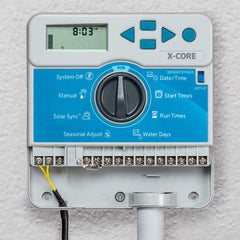 Hunter X-Core wiring close-up showing terminal layout and durable connections benefit