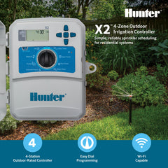 Hunter X2 weather‑resistant housing protecting electronics for outdoor durability