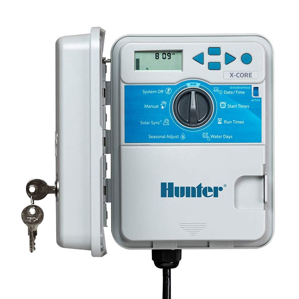 hunter x-core front panel showing controls and easy programming benefit
