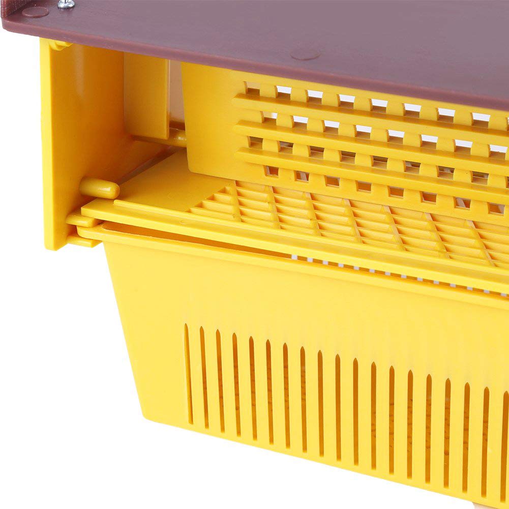 HunterBee mesh and baffle close-up demonstrating gentle pellet dislodging