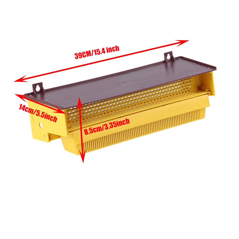 HunterBee removable slide drawer detail for quick pollen harvest and cleaning