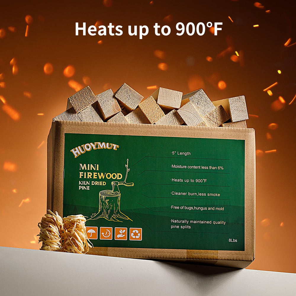 HuoYmut sticks loaded into Stove Mesa XL for quick, efficient small-fire startup