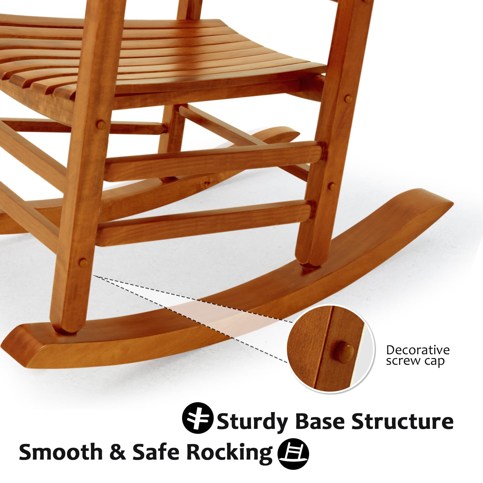 Hupmad rocker underframe reinforcement illustrating sturdy balance and safety