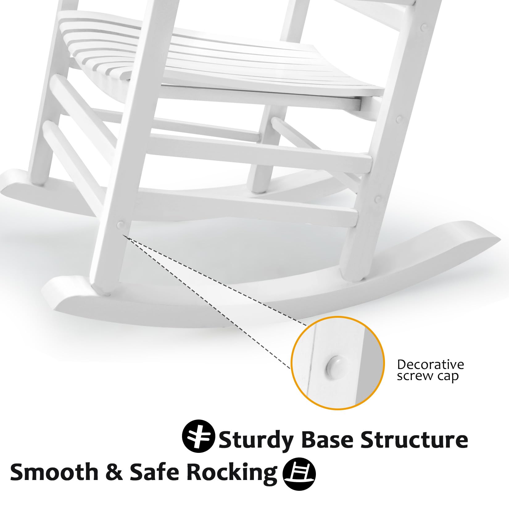 Hupmad seat with cushion illustrating generous width and support