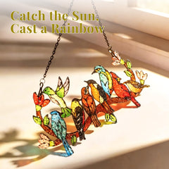 Huray Rayho sunlit in window casting rainbow reflections to brighten interiors