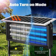 Husaco adjustable solar panel angled for efficient sunlight charging