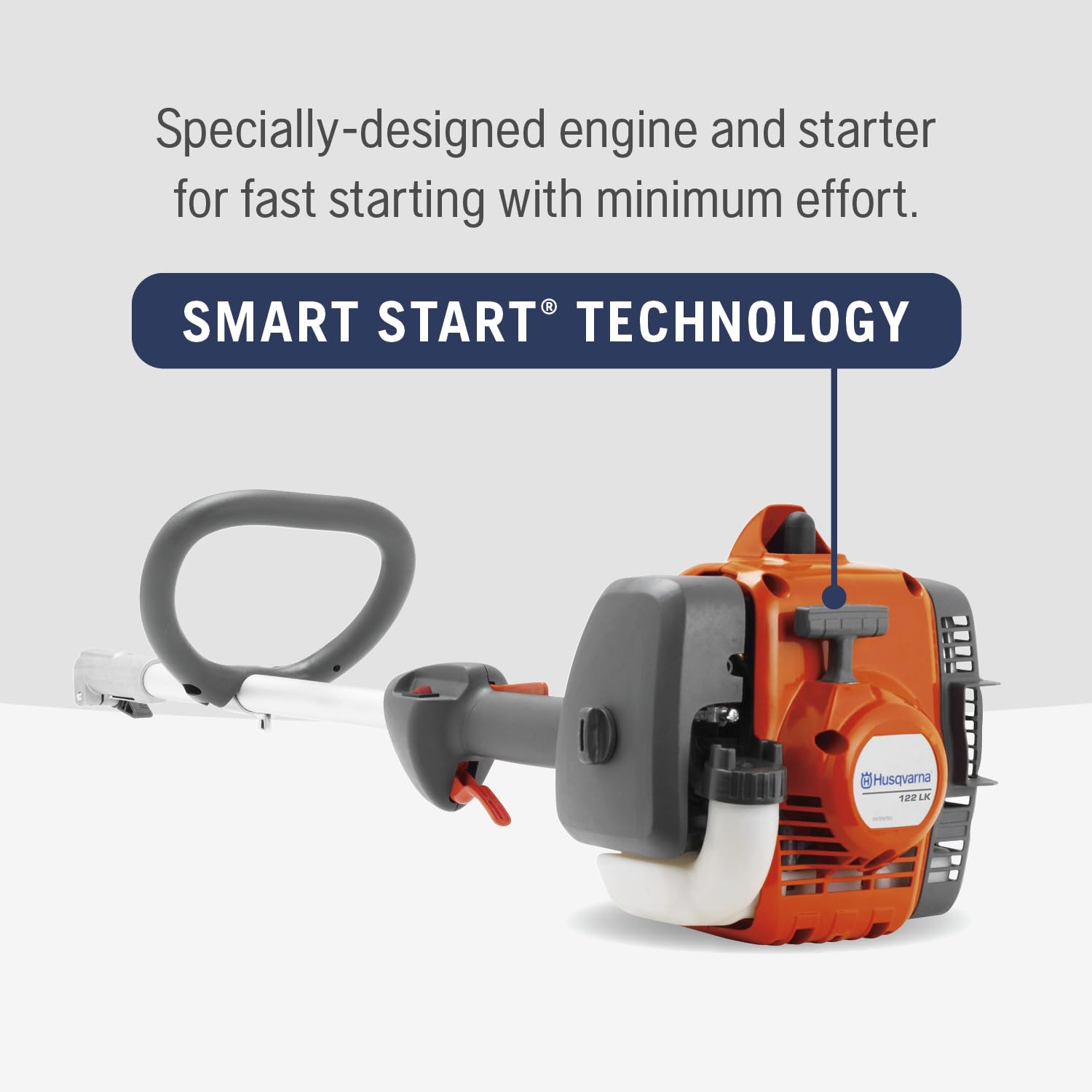 Husqvarna Tap n Go head detail for quick line feeding and faster reloads