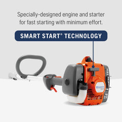 Husqvarna Tap n Go head detail for quick line feeding and faster reloads