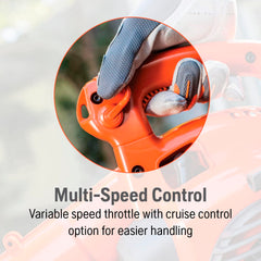 Husqvarna 125B air purge system detail for easier starting