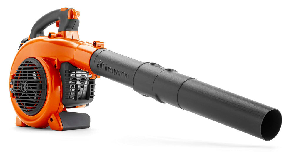Husqvarna handle close-up with soft grip improving comfort