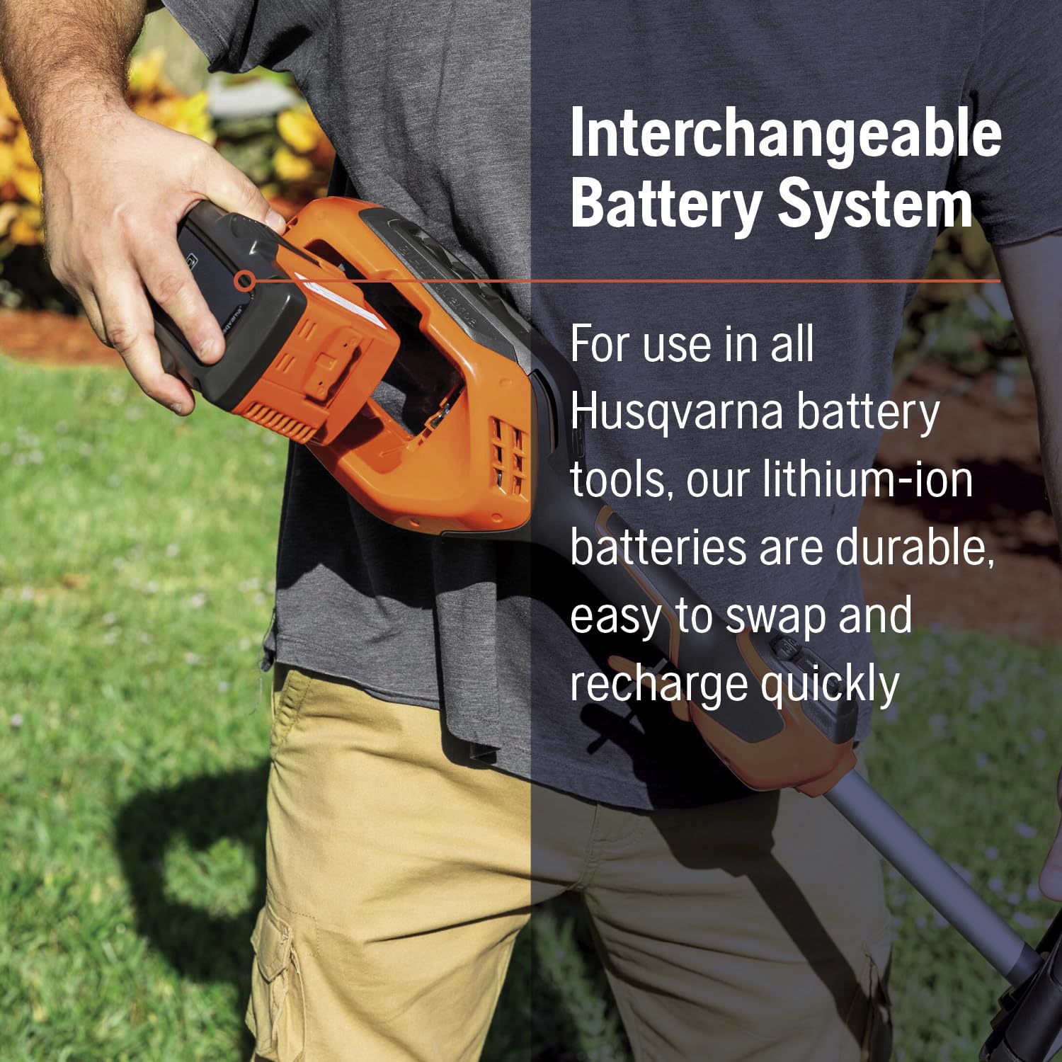 Husqvarna 320iL touchpad control and LED indicator for quick status checks
