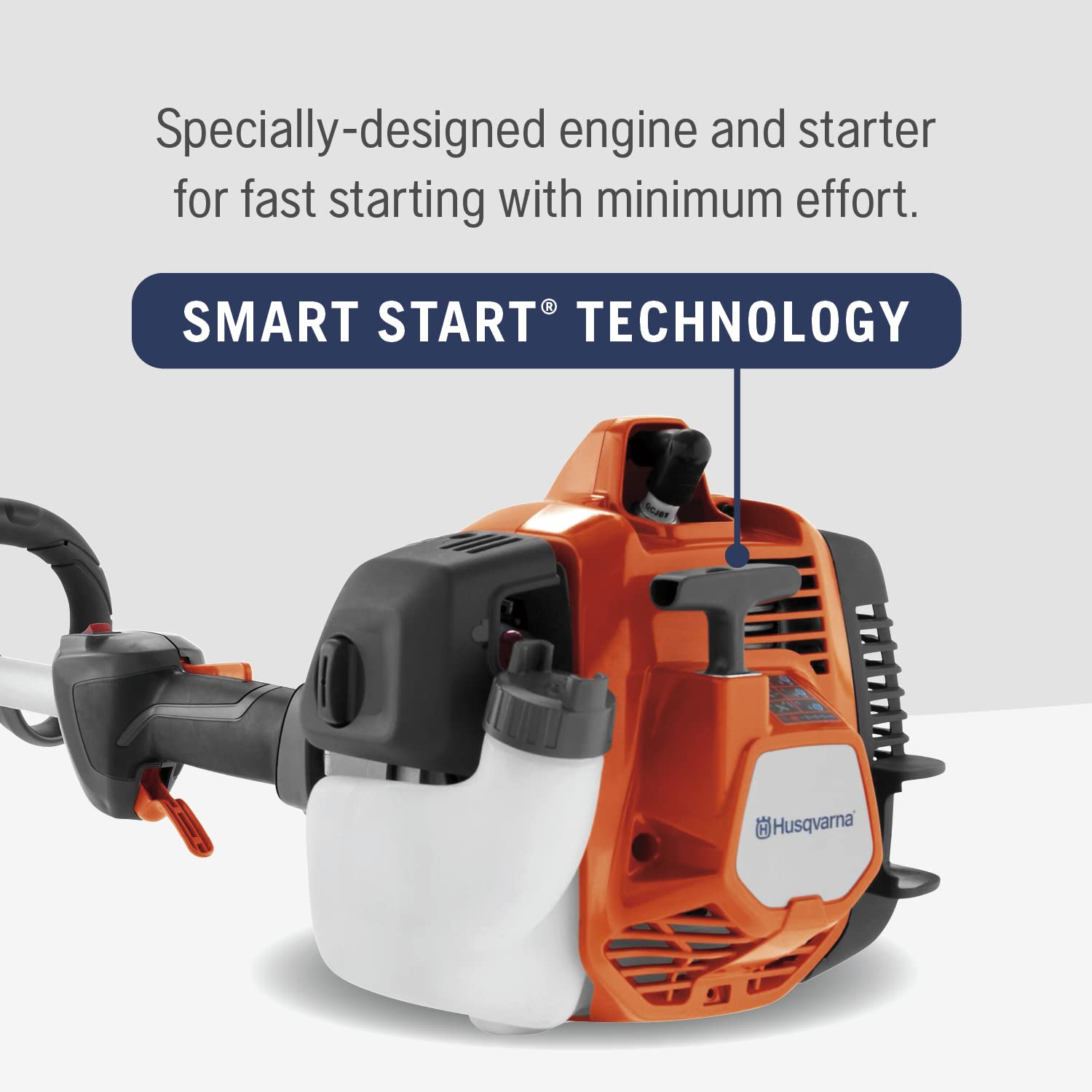 Husqvarna 330LK in use on a lawn showing real-world trimming performance