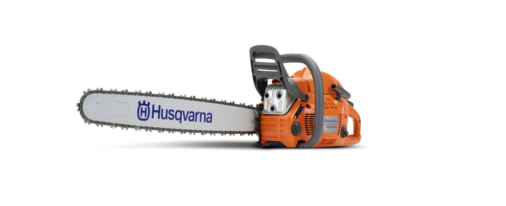 Husqvarna 460 front profile showing durable build and balanced handling