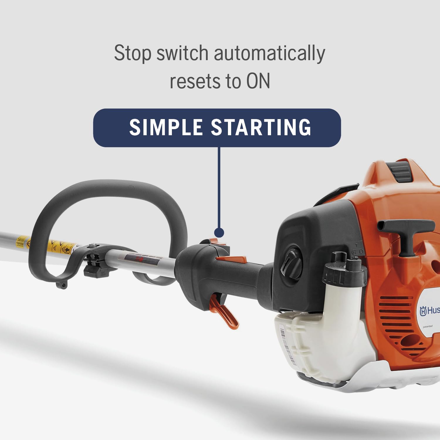 Husqvarna 525ECS in use along sidewalk delivering crisp, professional edges