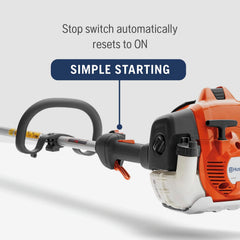 Husqvarna 525ECS in use along sidewalk delivering crisp, professional edges