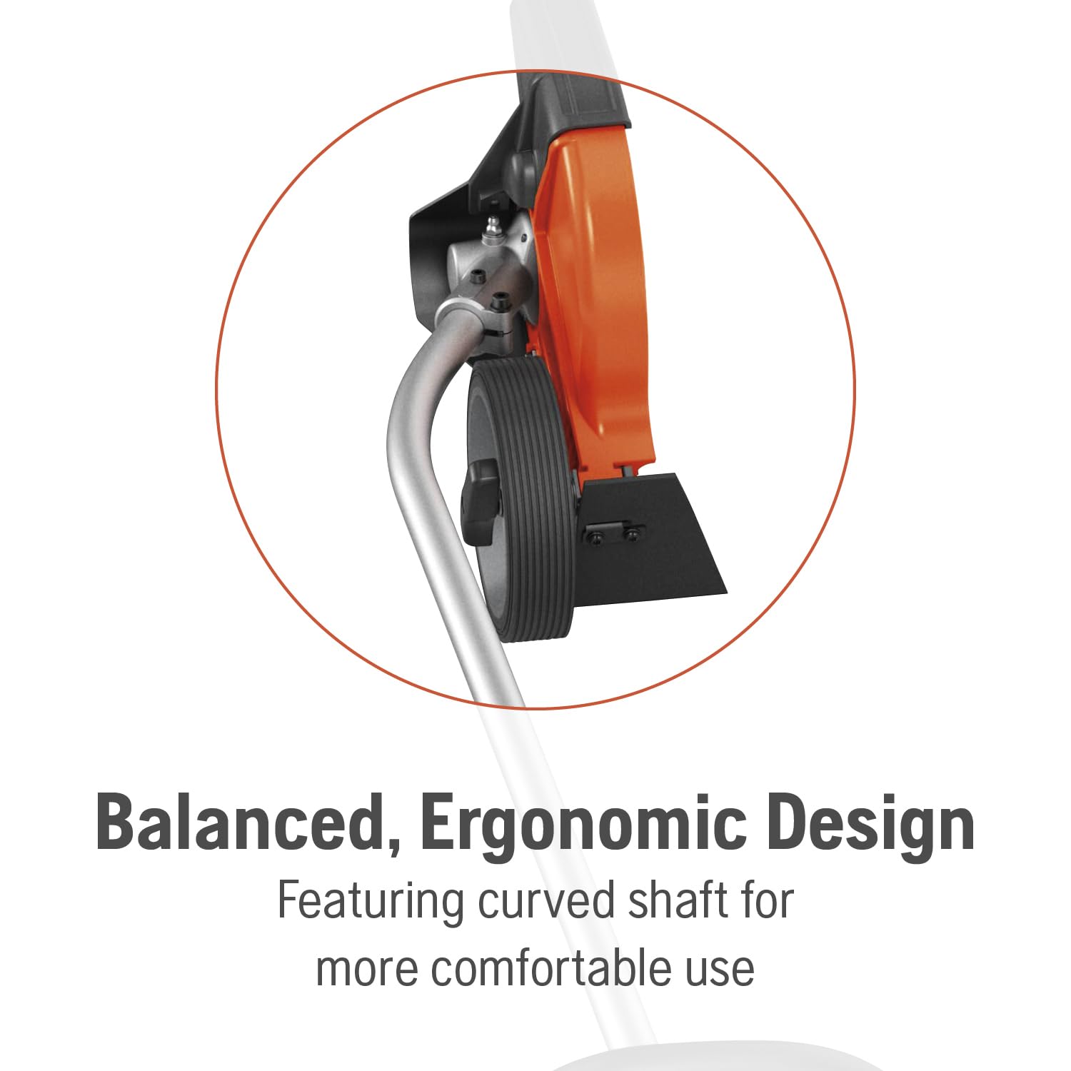 Husqvarna starter-access close-up making maintenance and cord changes easier