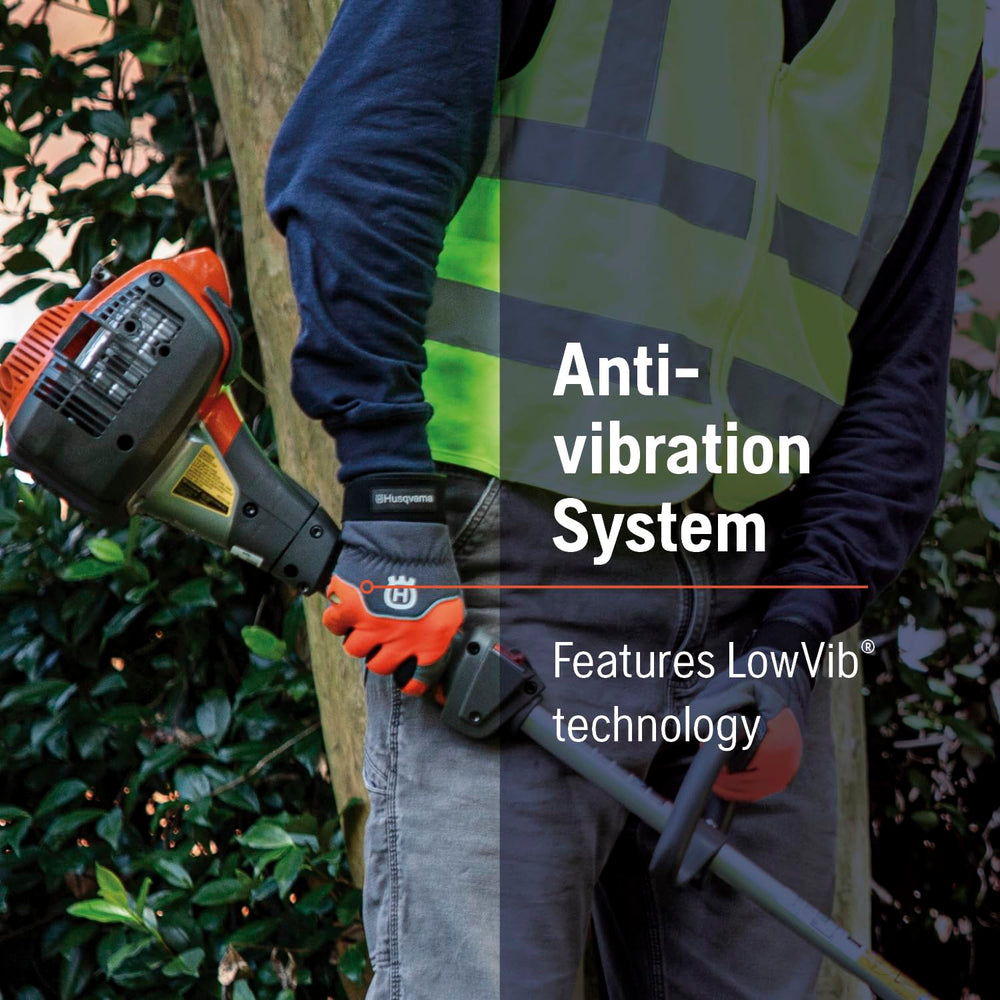 Husqvarna 525L in-use trimming a lawn edge to show professional finish