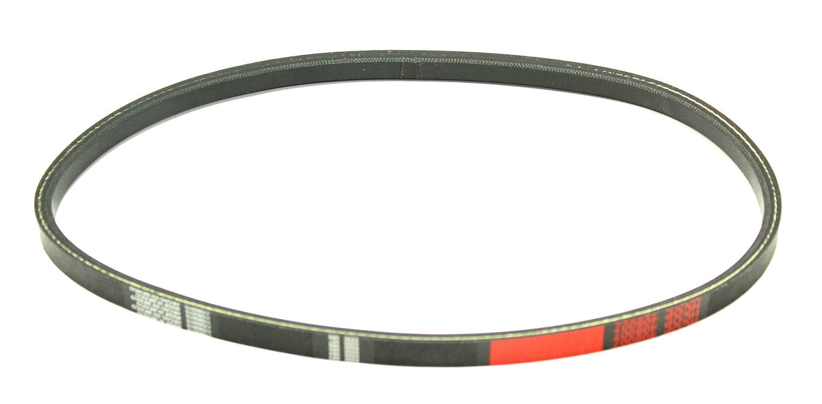 Husqvarna belt front view showing OEM label and correct fit details