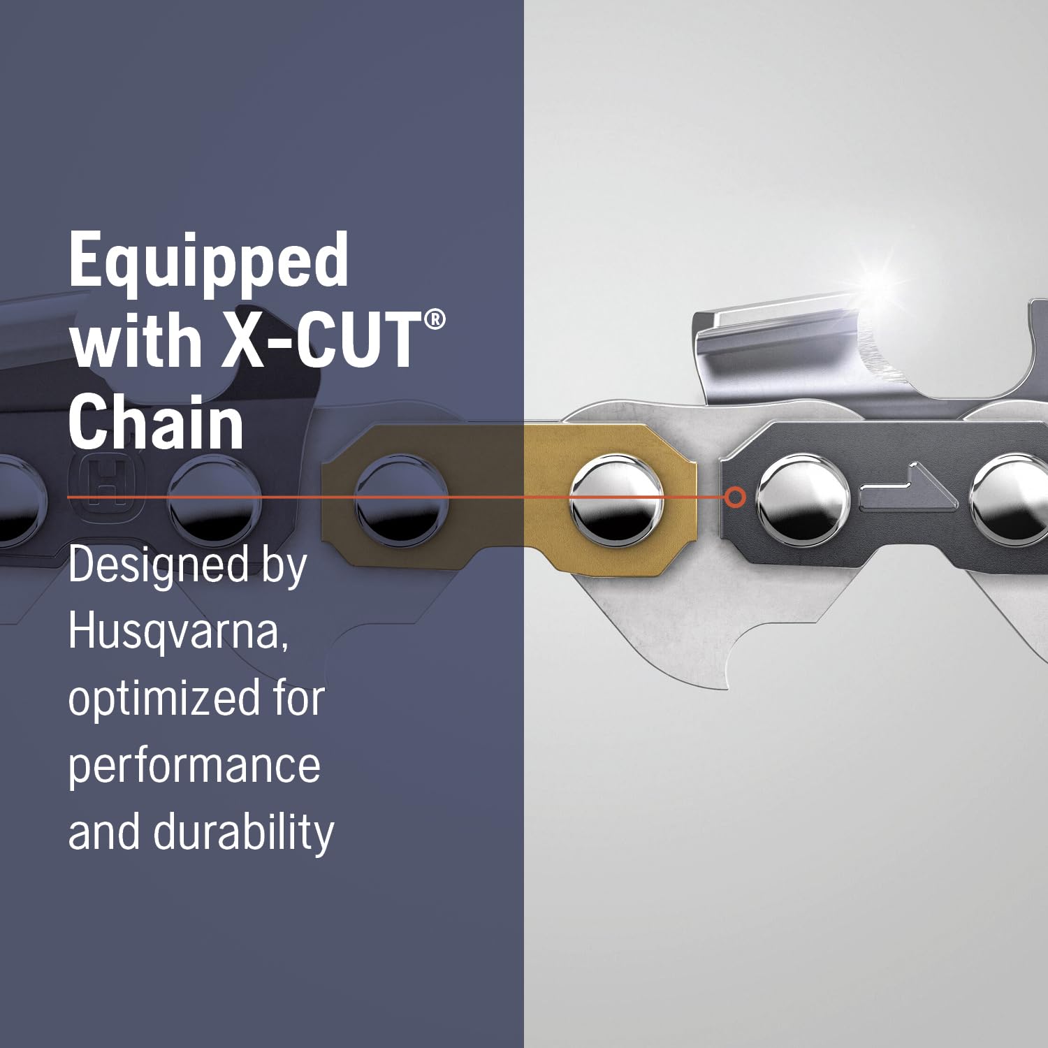 Husqvarna 555 beside measuring tape to show scale and recommended bar length range