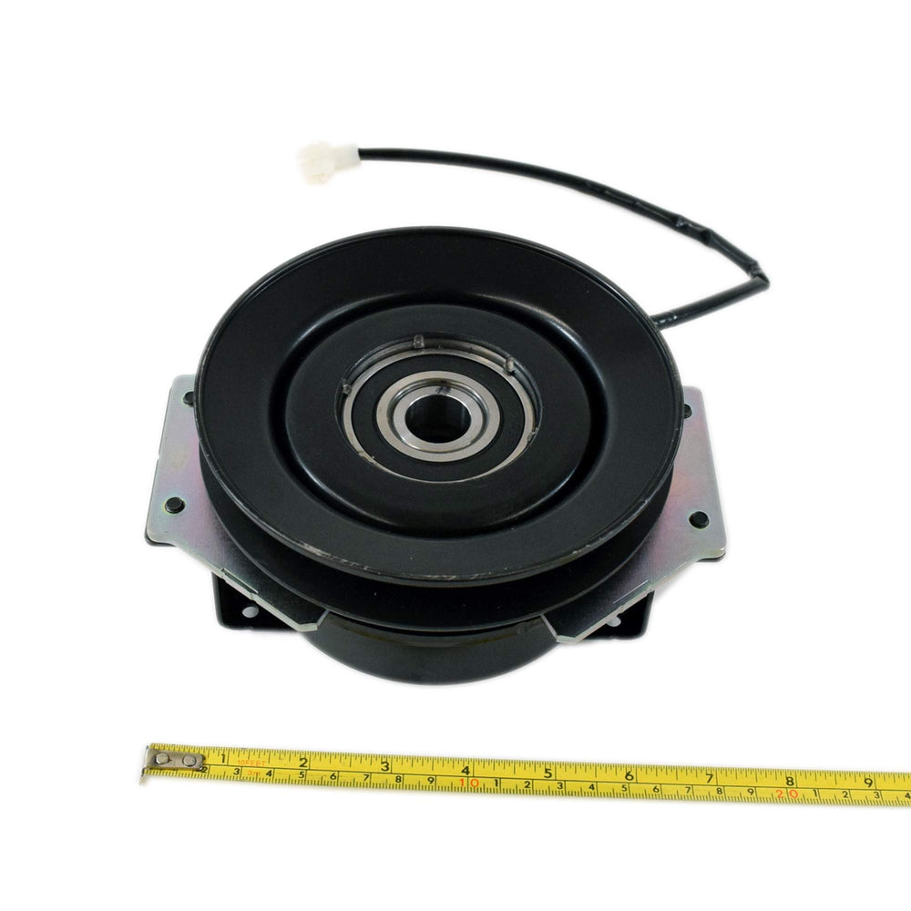 Husqvarna pulley close-up highlighting precise grooves for durable belt engagement