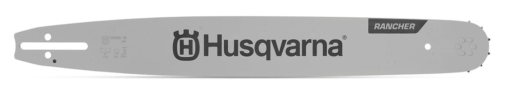 Husqvarna bar close-up nose sprocket detail providing smoother chain rotation and longer life