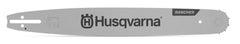Husqvarna bar close-up nose sprocket detail providing smoother chain rotation and longer life