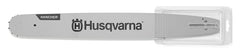 Husqvarna close-up of bar tip showing hardened rail and precise profile for smoother cuts