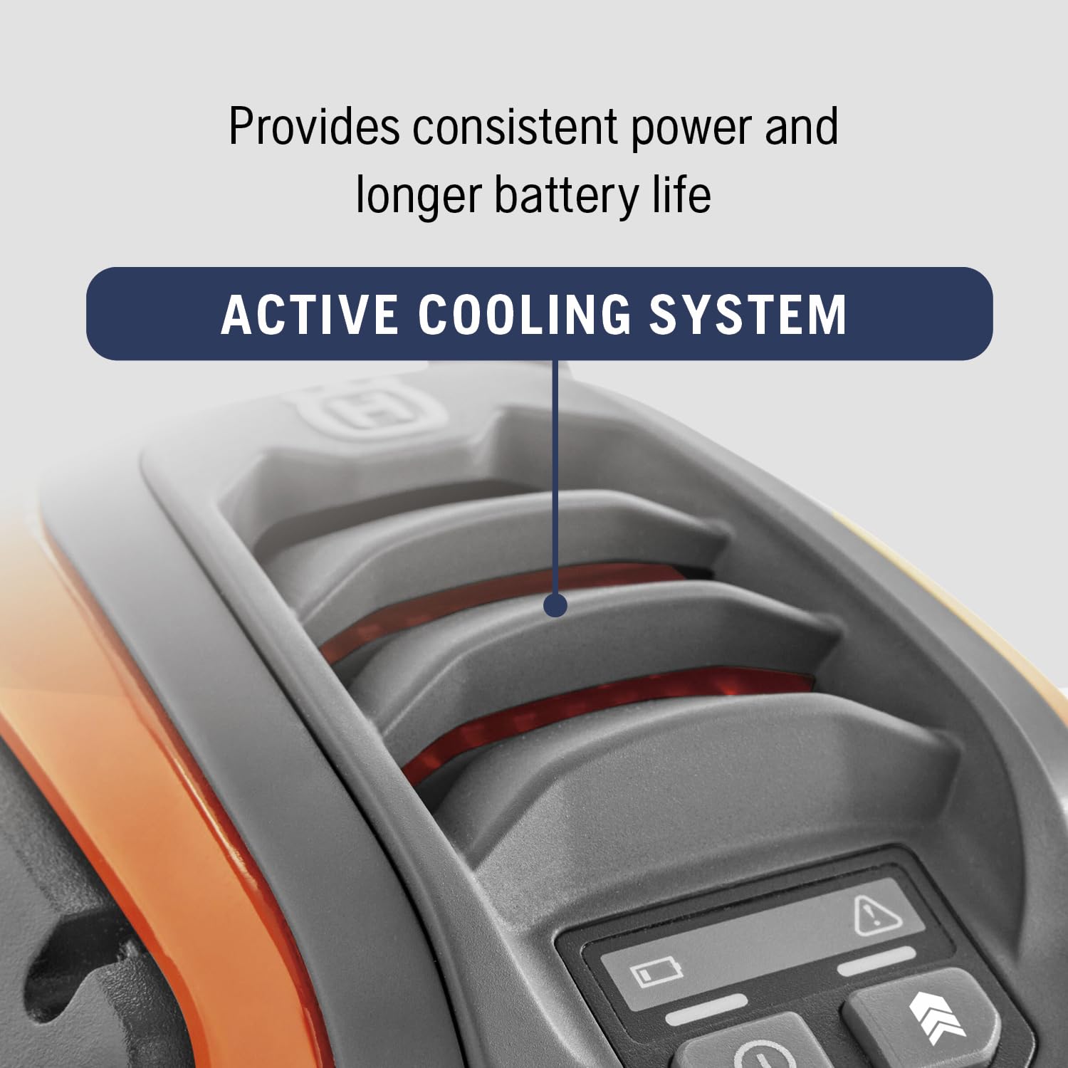 Husqvarna BLi30 40V battery and QC250 charger included for ready use