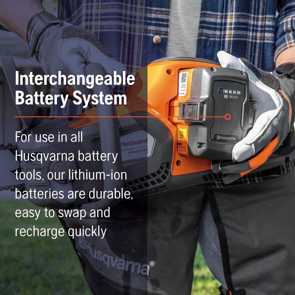Husqvarna Boost Mode button shown for short power increase when needed