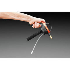 Husqvarna brass adjustable nozzle close-up for precise spray control