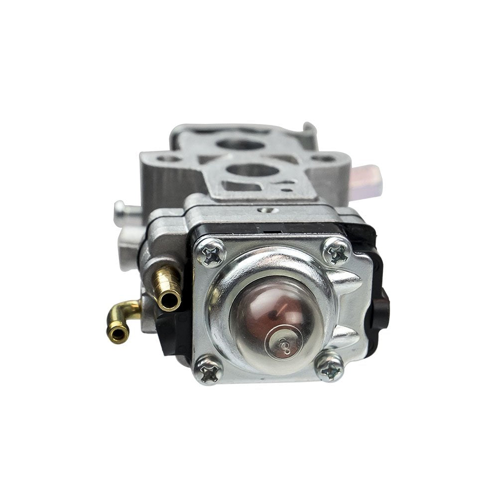 Husqvarna carburetor close-up detail of jets and linkage for reliable performance