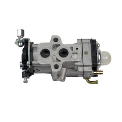 Husqvarna carburetor front view showing OEM fit and easy replacement benefit