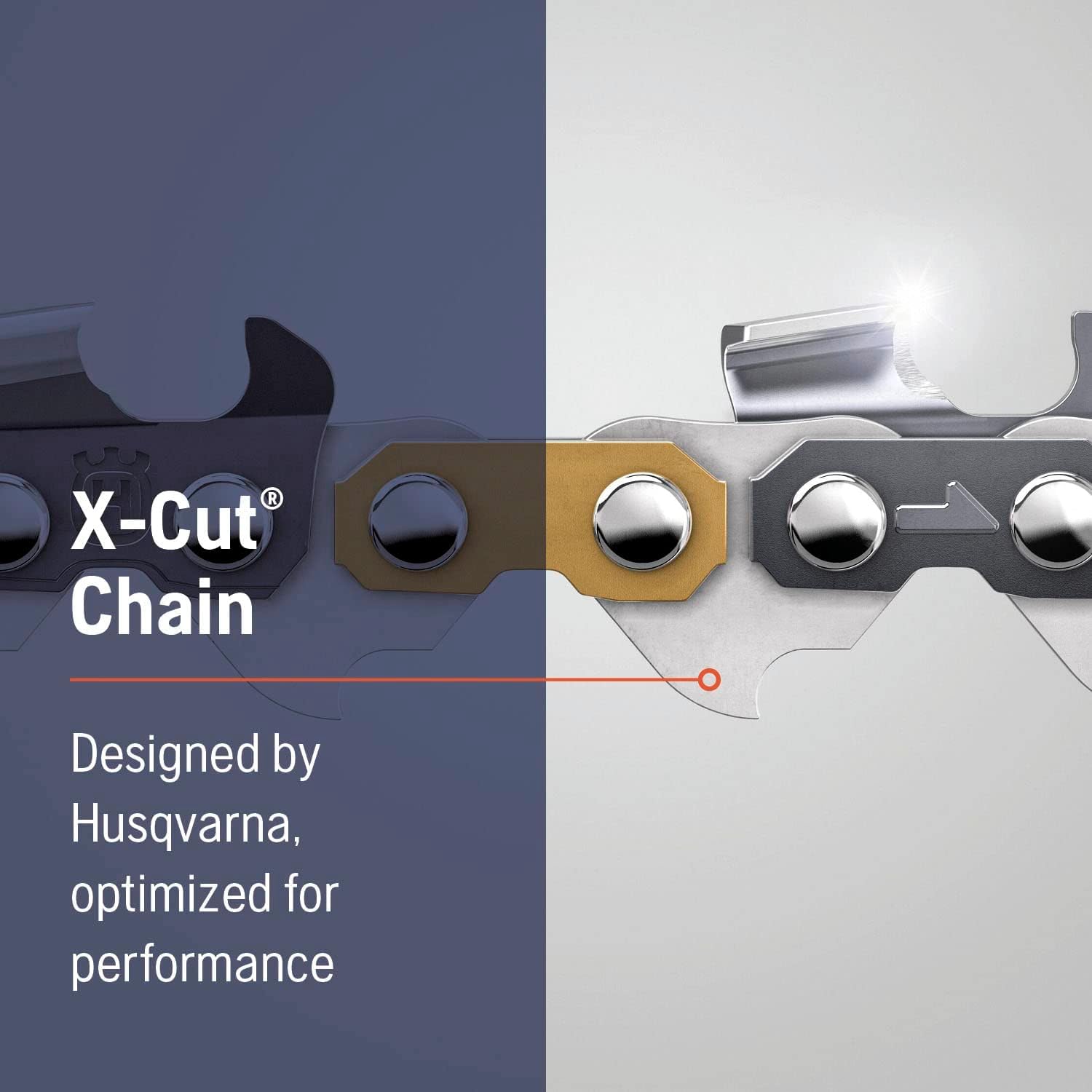 Husqvarna chain mounted on 28-inch bar demonstrating fit and performance