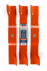 Husqvarna front view of a single 54-inch ClearCut blade showing forged edge for cleaner cuts