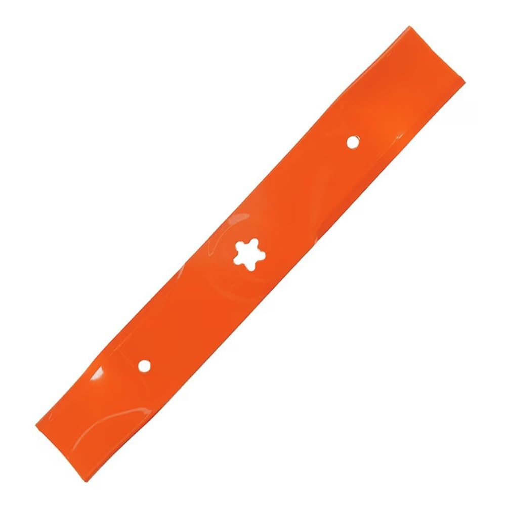 Husqvarna close-up of hardened blade edge demonstrating long-lasting sharpness