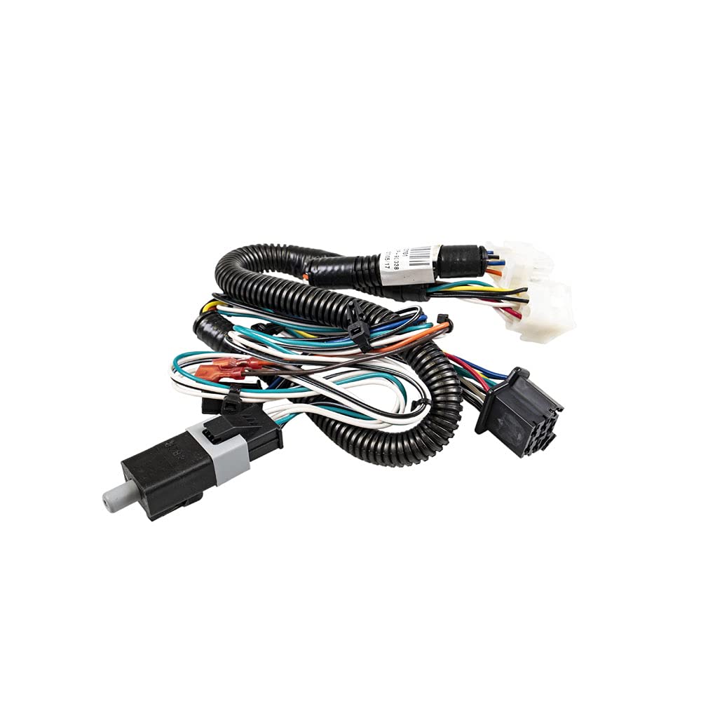 Husqvarna dash harness front view showing full assembly and fitment benefit
