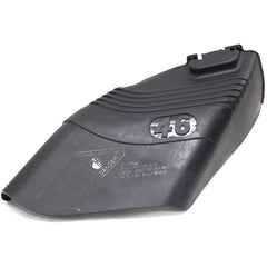 Husqvarna deflector front view showing OEM shape and correct fit