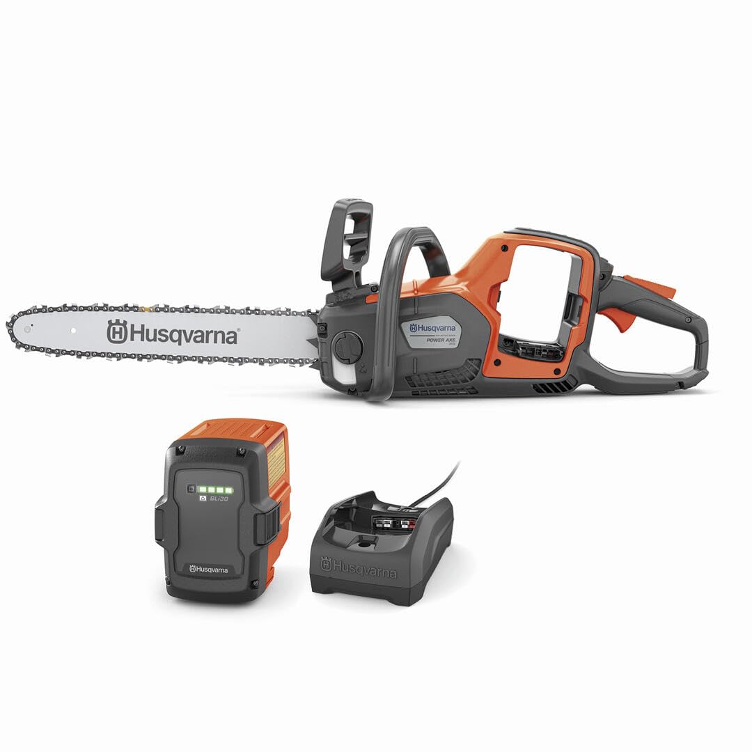 Husqvarna Power Axe front view showing compact design and portability benefits