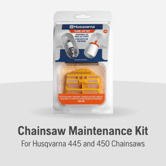 Husqvarna fuel filter inline detail illustrating debris protection and steady fuel flow